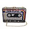 Cassette Tape Shaped Mini Shoulder Bag