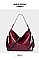 SOFT GLOSSY FASHION HOBO BAG