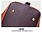 SOFT GLOSSY FASHION HOBO BAG