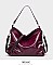 SOFT GLOSSY FASHION HOBO BAG