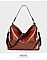 SOFT GLOSSY FASHION HOBO BAG