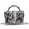 2 IN 1 Trendy Multi Graffiti Box Satchel