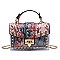 2 IN 1 Trendy Multi Graffiti Box Satchel