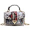 2 IN 1 Trendy Multi Graffiti Box Satchel