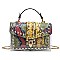 2 IN 1 Trendy Multi Graffiti Box Satchel