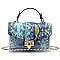 2 IN 1 Trendy Multi Graffiti Box Satchel