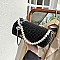 Pearl Handle Stone Shoulder Bag