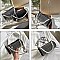 Pearl Handle Stone Shoulder Bag