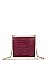 LUXURY ANASTASIA CROC FAUX LEATHER CROSSBODY BAG JY-17368CML