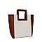 2 In 1 Square Bucket Tote Bag