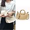 Stylish Bamboo Handle Satchel Bag