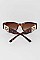 Pack of 12 Emblem Temple Cat Eye Retro Sunglasses