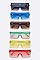 Pack of 12 Rimless Shield Sunglasses