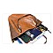 4 in 1 CLASSIC SMOOTH TWO TONE TOTE CLUTCH SET