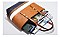4 in 1 Trendy Striped Front Tote Bag & Clutch Set