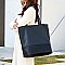 FASHIONABLE TWO TONE EXTRA LONG TOTE BAG