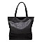 FASHIONABLE TWO TONE EXTRA LONG TOTE BAG