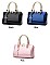 STYLISH CLASSIC CHAIN HANDLE DOME SATCHEL