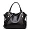 STYLISH SMOOTH LEATHER LONG STRAP CHIC SATCHEL