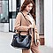 STYLISH SMOOTH LEATHER LONG STRAP CHIC SATCHEL