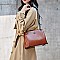 Smooth Magnetic Lock Chain Shoulder Bag