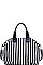 LUXURY BALI STRIPED CANVAS FASHION SATCHEL WITH LONG STRAP JY-17441ML