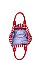 LUXURY BALI STRIPED CANVAS FASHION SATCHEL WITH LONG STRAP JY-17441ML