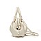 Magnet Closure Soft Cross-Body Satchel