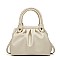 Magnet Closure Soft Cross-Body Satchel