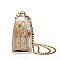 2 In 1 Transparent Cross Body With Straw Pouch