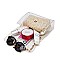 2 In 1 Transparent Cross Body With Straw Pouch