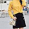 2 In 1 Transparent Cross Body With Straw Pouch