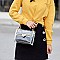 2 In 1 Transparent Cross Body With Straw Pouch