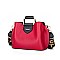 METAL HANDLE FANCYSATCHEL SHOULDER BOSTON BAG