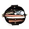 METAL HANDLE FANCYSATCHEL SHOULDER BOSTON BAG