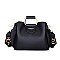 METAL HANDLE FANCYSATCHEL SHOULDER BOSTON BAG