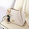 RABBIT KEY CHAIN ACCENT CROSS BODY BAG