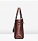 3 IN 1 CROCODILE PRINT TOTE CLUTCH WALLET SET