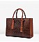 3 IN 1 Patent Croc Satchel Set - New