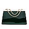 Patent Bo-Tie Accent Boutique Shoulder Bag