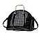 PATENT CROCODILE HIGH-QUALITY DOME SATCHEL