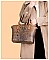 3 IN 1 CROCODILE PATTERN SATCHEL SET