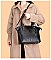 3 IN 1 CROCODILE PATTERN SATCHEL SET