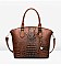 3 IN 1 CROCODILE PATTERN SATCHEL SET