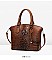 3 IN 1 CROCODILE PATTERN SATCHEL SET
