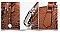 3 IN 1 CROCODILE PATTERN SATCHEL SET