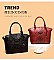 3 IN 1 CROCODILE PATTERN SATCHEL SET