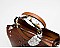 3 IN 1 CROCODILE SCARFED ROUND HANDLE SATCHEL SET