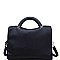 LUXURIOUS AMELIE PEBBLED VEGAN LEATHER LONG STRAP SATCHEL JY17631