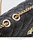 Quilted Pearl Accent Chained Shoulder Bag